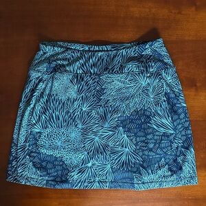 Title Nine Navy and Teal Golf Skort